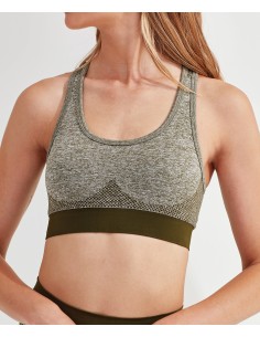 T-TR210-TriDri® Brassière multisports « coupe 3D » sans couture Sculpt pour femme 2